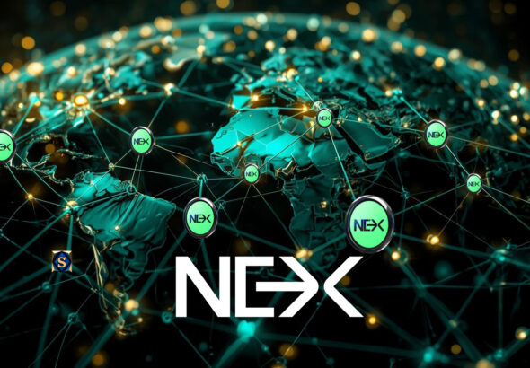 NexChain $NEX AI Layer 1 blockchain presale graphic, highlighting Stage 28, $0.112 price, 100% Testnet 2.0 bonus, and the November 28 deadline.